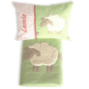Komplettes Schlaf-Set für Kinder mit appliziertem Schaf und Namensstickerei