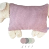 Schauen Sie Sich hier unser Kuscheltier Kissen Schaf in Pastellfarben an