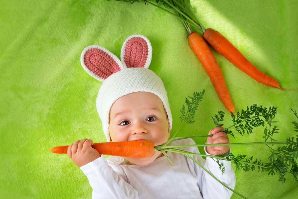 Handgemachte Geschenke zu Ostern für Babys