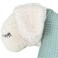 Hier gelangen Sie zur Detailaufnahme des Kopfes unseres Kuscheltier Kissens Schaf