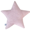 Schauen Sie sich hier unser Sternenkissen Waffelpique rosa von der Rückseite an.