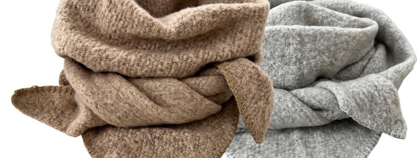 Bestellen Sie hier unsere kuscheligen Schals aus Wolle in XXL online