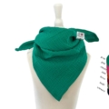Kaufen Sie hier unser Halstuch für Kinder aus Musselin in der Trendfarbe grün.